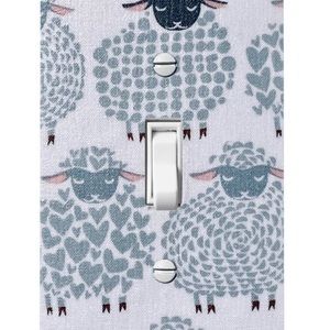 NEW! Handmade Sheep Light Switch Plate - Farm Outlet Cover - Switch Plate Cover